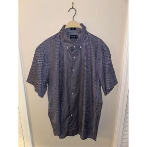 Men's Peter Millar Multicolor Striped Print Button-Down Shirt XL 100% Cotton